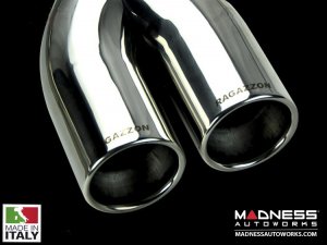 FIAT 500 Performance Exhaust - Ragazzon - H2 FlowLine - Center Exit / Dual Tip 